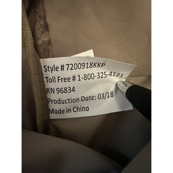 Wenzel Backpack Boulderdasche 30 Liter Capacity Khaki Plaid Discontinued 22x10x9 - Picture 4 of 14